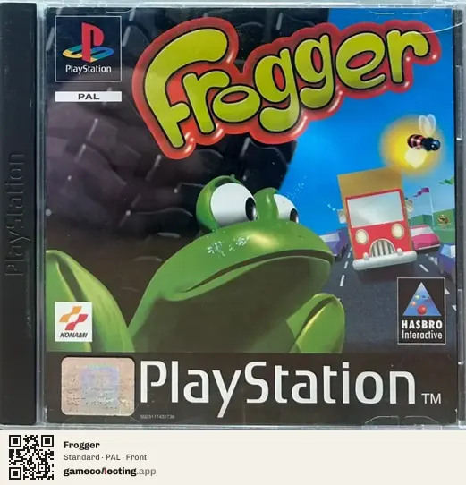 Frogger PlayStation, PAL box front