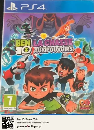 Ben 10: Power Trip PlayStation 4, Germany box front