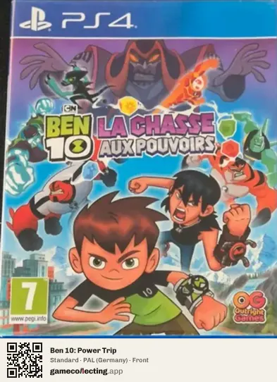 Ben 10: Power Trip PlayStation 4, Germany box front
