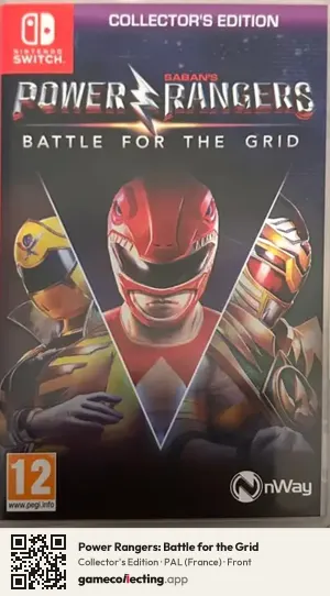Power Rangers: Battle for the Grid Nintendo Switch, France box front