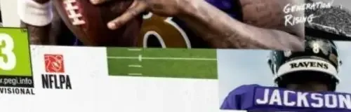 Madden NFL 21, the PEGI square on its front