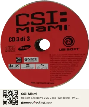 CSI: Miami Computer, PAL disc