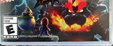 Super Mario 3D World + Bowser's Fury, the ESRB box on its front