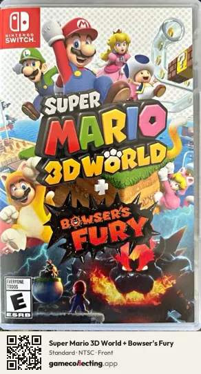 Super Mario 3D World + Bowser's Fury Nintendo Switch, NTSC box front