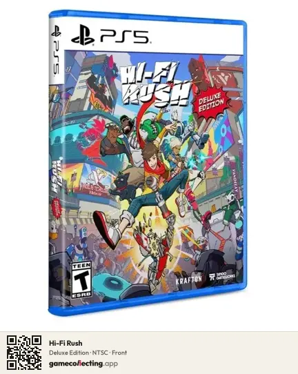 Hi-Fi Rush PlayStation 5, NTSC box front