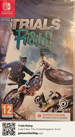 Trials Rising Nintendo Switch, United Kingdom box front