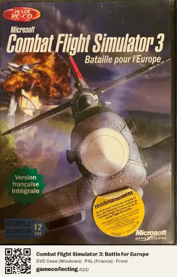 Combat Flight Simulator 3: Battle for Europe Computer, France box front
