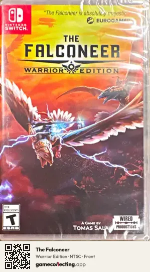 The Falconeer Nintendo Switch, NTSC box front