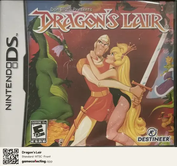 Dragon's Lair Nintendo DS, NTSC box front