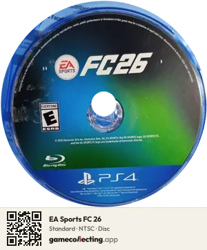 EA Sports FC 26 PlayStation 4, NTSC disc