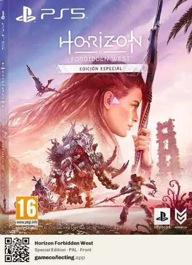 Horizon Forbidden West PlayStation 5, PAL box front