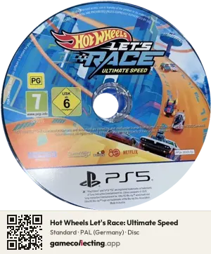 Hot Wheels Let's Race: Ultimate Speed PlayStation 5, PAL disc