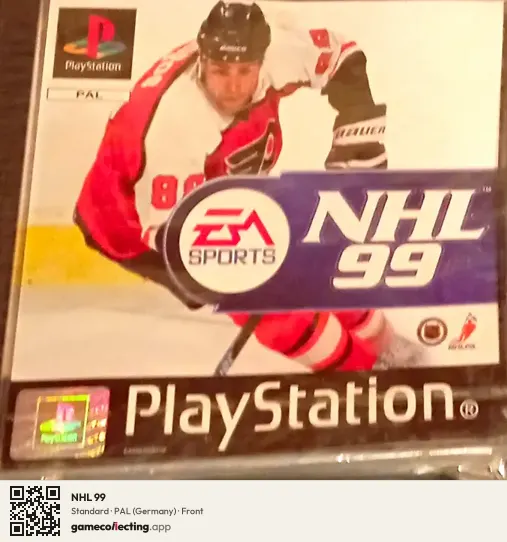 NHL 99 PlayStation, Germany box front