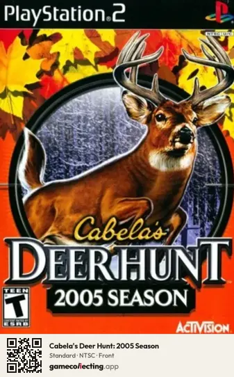 Cabela's Deer Hunt: 2005 Season PlayStation 2, NTSC box front