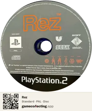 Rez PlayStation 2, PAL disc