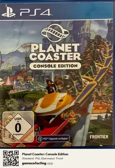 Planet Coaster: Console Edition PlayStation 4, Germany box front