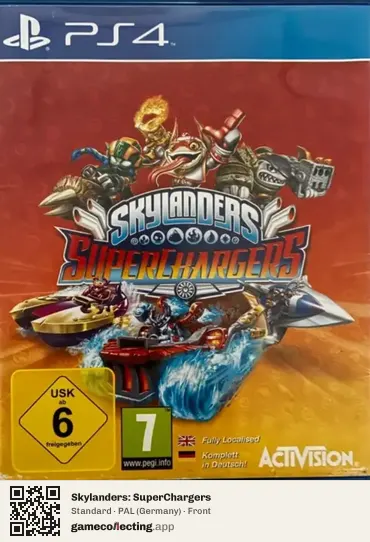 Skylanders: SuperChargers PlayStation 4, Germany box front