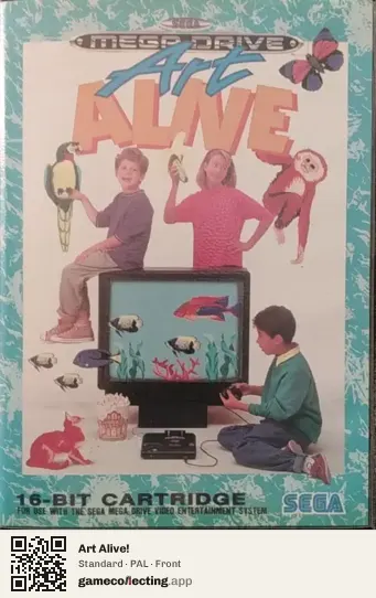 Art Alive! Sega Mega Drive / Genesis, PAL box front