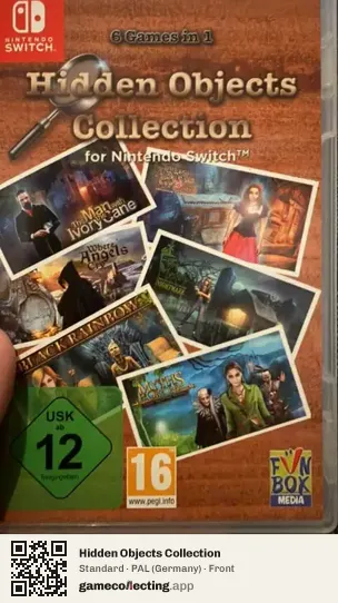 Hidden Objects Collection Nintendo Switch, Germany box front