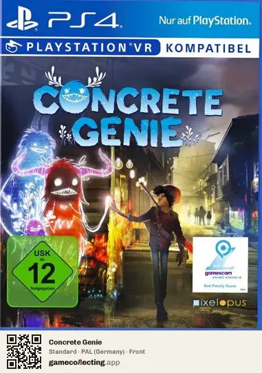 Concrete Genie PlayStation 4, Germany box front