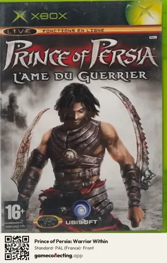 Prince of Persia: Warrior Within Xbox, France box front