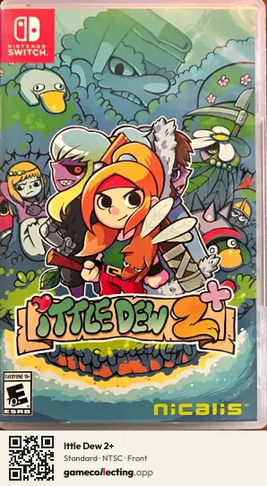 Ittle Dew 2+ Nintendo Switch, NTSC box front