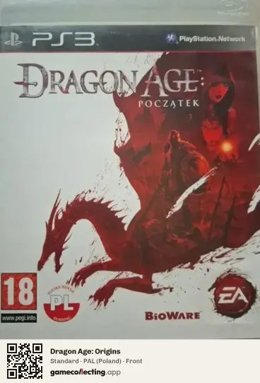Dragon Age: Origins PlayStation 3, Poland box front