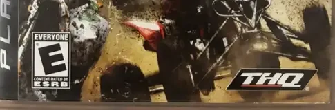 MX vs. ATV Untamed, the ESRB box on its front