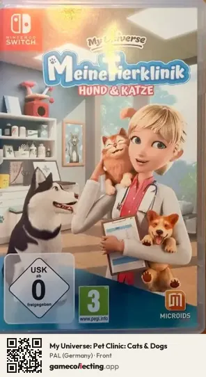 My Universe: Pet Clinic: Cats & Dogs Nintendo Switch, Germany box front
