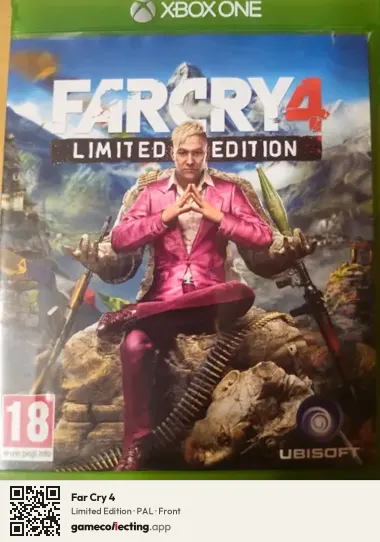 Far Cry 4 Xbox One, PAL box front