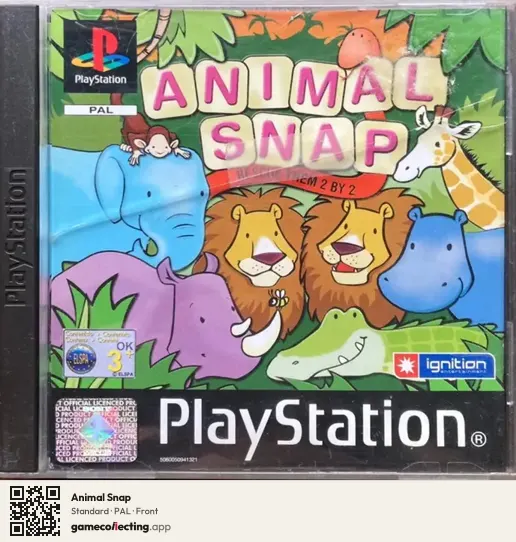 Animal Snap PlayStation, PAL box front