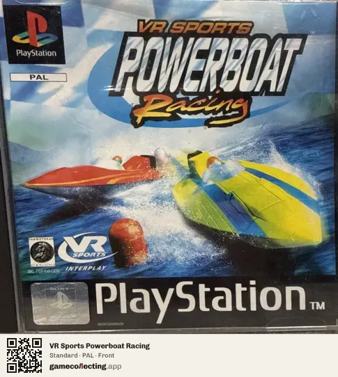 VR Sports Powerboat Racing PlayStation, PAL box front