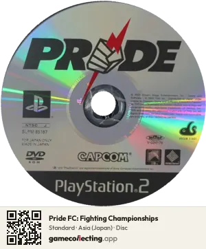 Pride FC: Fighting Championships PlayStation 2, Asia disc