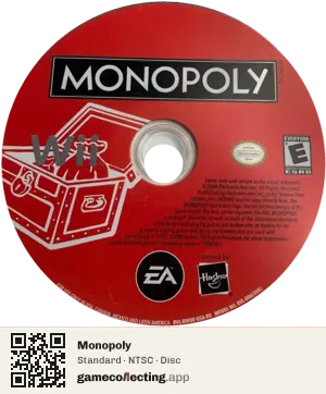 Monopoly Nintendo Wii, NTSC disc