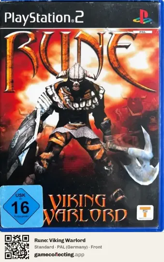 Rune: Viking Warlord PlayStation 2, Germany box front