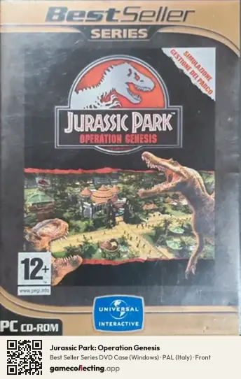 Jurassic Park: Operation Genesis Computer, Italy box front