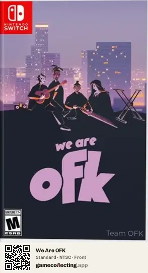 We Are OFK Nintendo Switch, NTSC box front