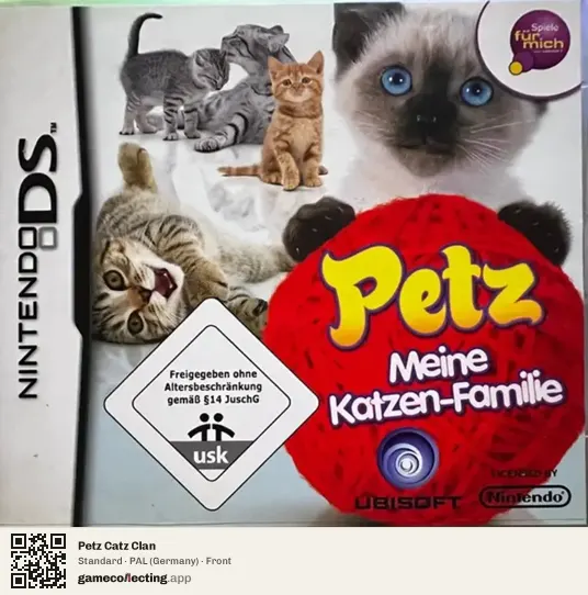 Petz Catz Clan Nintendo DS, Germany box front