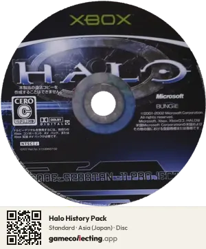 Halo History Pack Xbox, Asia disc