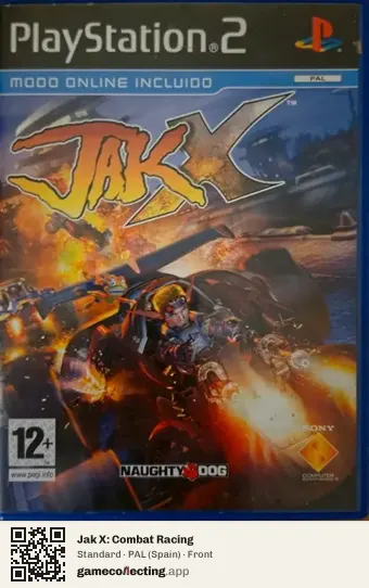 Jak X: Combat Racing PlayStation 2, Spain box front