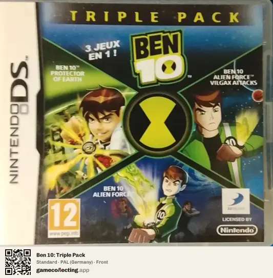 Ben 10: Triple Pack Nintendo DS, Germany box front