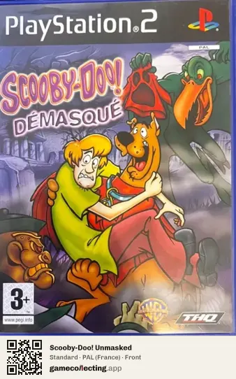 Scooby-Doo! Unmasked PlayStation 2, France box front