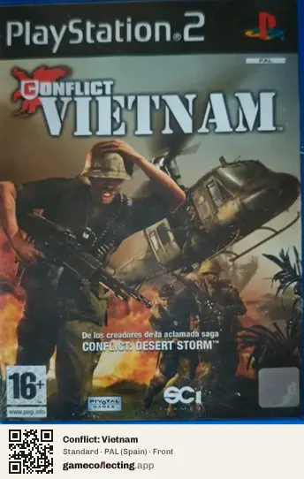 Conflict: Vietnam PlayStation 2, Spain box front
