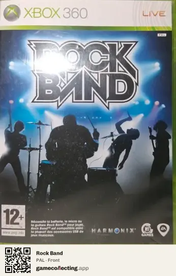 Rock Band Xbox 360, PAL box front