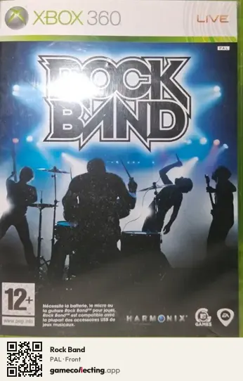 Rock Band Xbox 360, PAL box front
