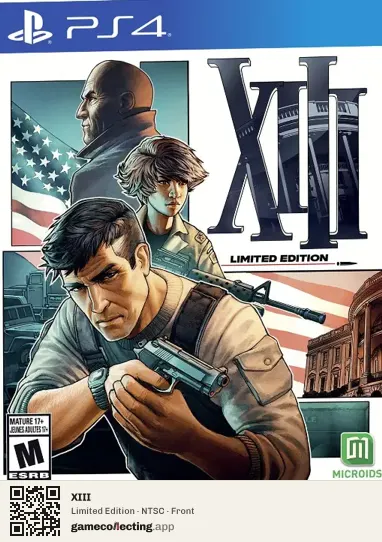 XIII PlayStation 4, NTSC box front