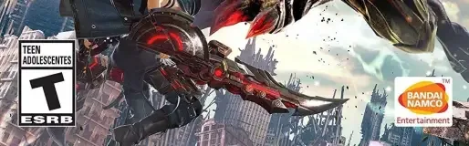 God Eater 3, the ESRB box on its front