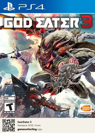 God Eater 3 PlayStation 4, NTSC box front