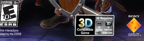 Medieval Moves: Deadmund's Quest, the ESRB box on its front