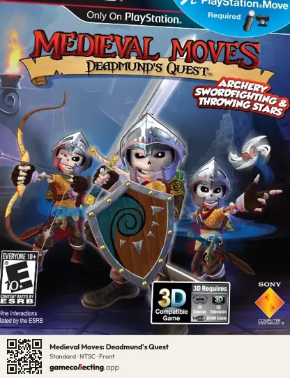 Medieval Moves: Deadmund's Quest PlayStation 3, NTSC box front